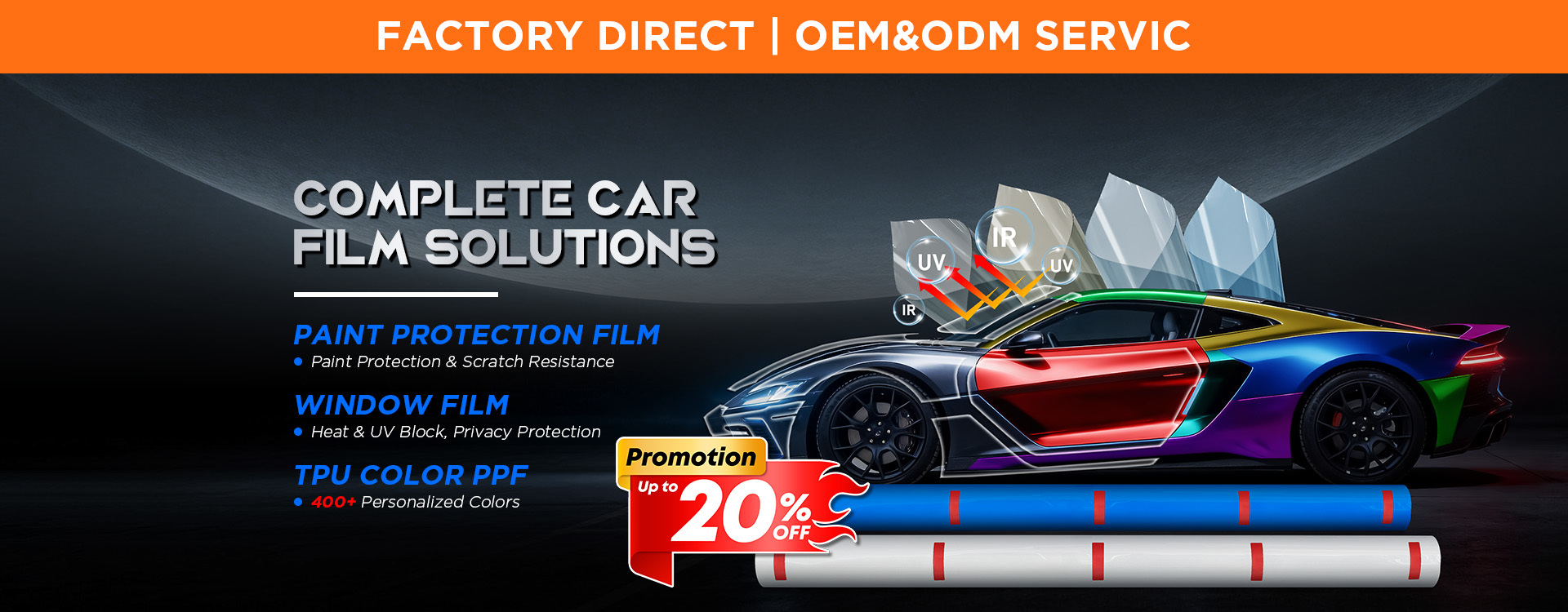 qualità Film di protezione della pittura dell'automobile fabbrica